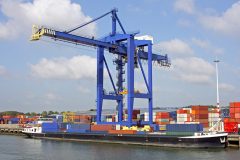 lossen containerschip