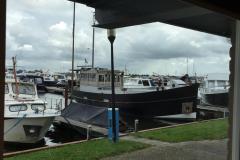 motorjacht BUCK in de haven