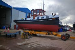 sleepboot STEFANIE op de werf