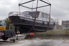 motorboot MARIE in de touwen