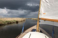 scherenkruiser CREOLLA varen voorschip