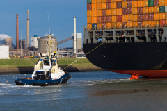 loodsen containerschip