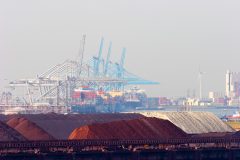 containers in de haven