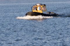 duwboot op open water