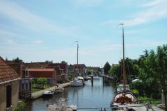 boten bij handbediende sluis