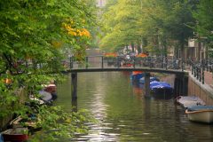 open boten in gracht