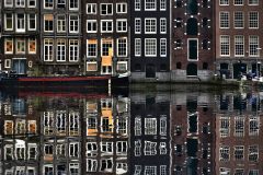 woonschip in gracht Amsterdam